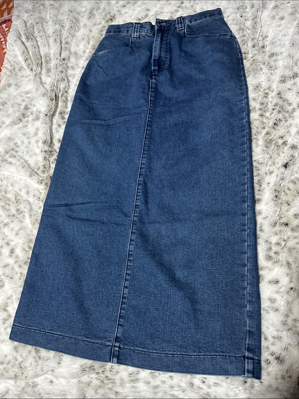 Lee Denim Midi Skirt